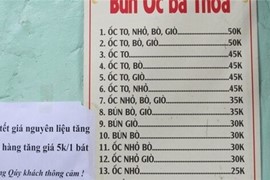 Giá cả tăng mạnh sau Tết