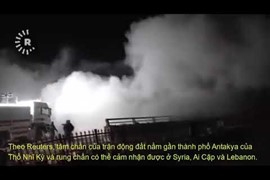 Lại xuất hiện động đất ở biên giới Thổ Nhĩ Kỳ và Syria