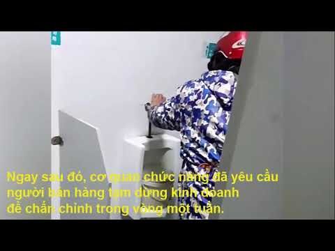 Rợn người với cảnh dùng nước từ bồn tiểu để ngâm giá đỗ