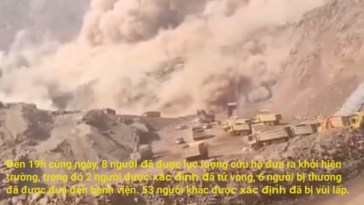 Sập mỏ than khiến 2 người thiệt mạng cùng hơn 50 người mất tích