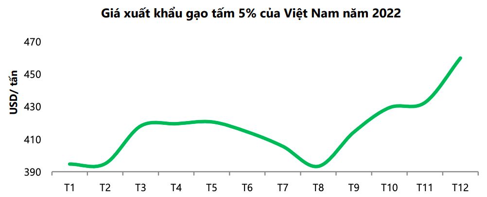 Giá lúa gạo của việt nam