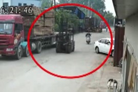 “Rụng” 16 chiếc răng vì bị càng xe nâng quay trúng
