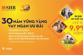 Ngân hàng SHB hỗ trợ lãi suất ưu đãi 7.000 tỷ đồng cho vay khách hàng cá nhân