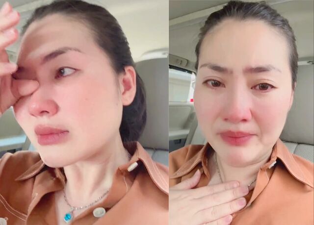 Diễn viên Ngọc Lan khóc nức nở trên livestream vì những bức xúc liên quan đến hợp đồng bảo hiểm