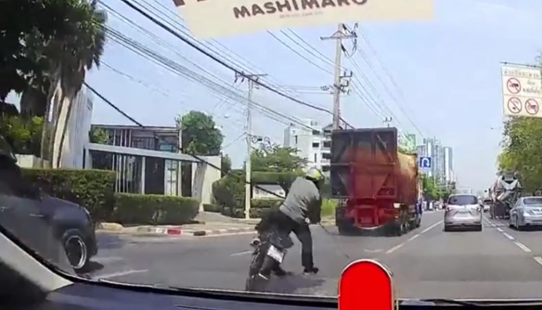 Suýt mất mạng vì vướng dây điện rơi trên đường