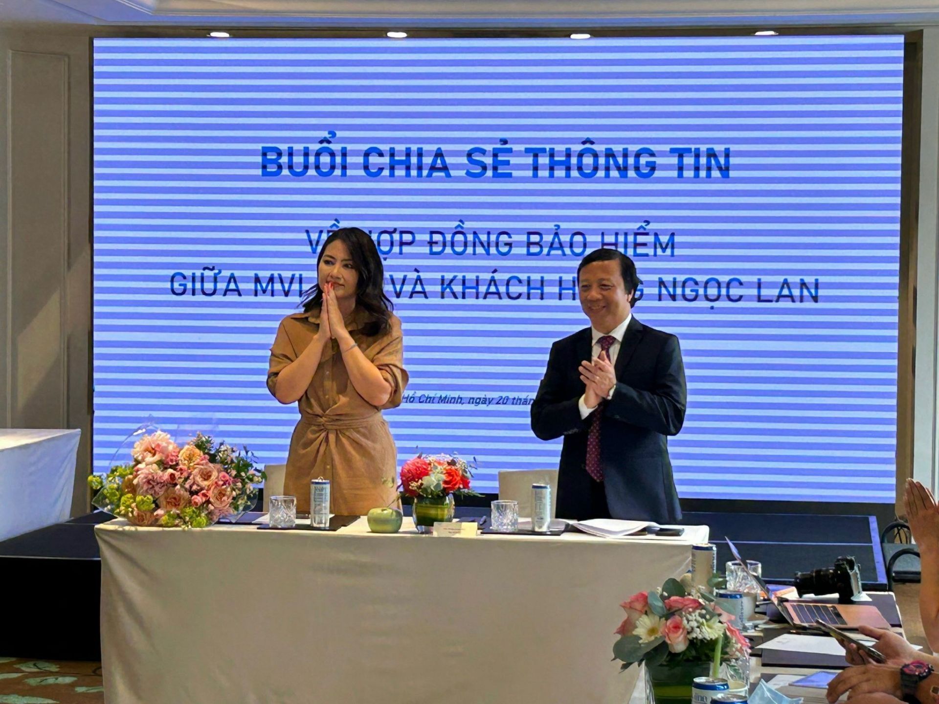 Sau lum xum, dien vien Ngoc Lan van duy tri hop dong bao hiem voi MVI Life Diễn viên Ngọc Lan