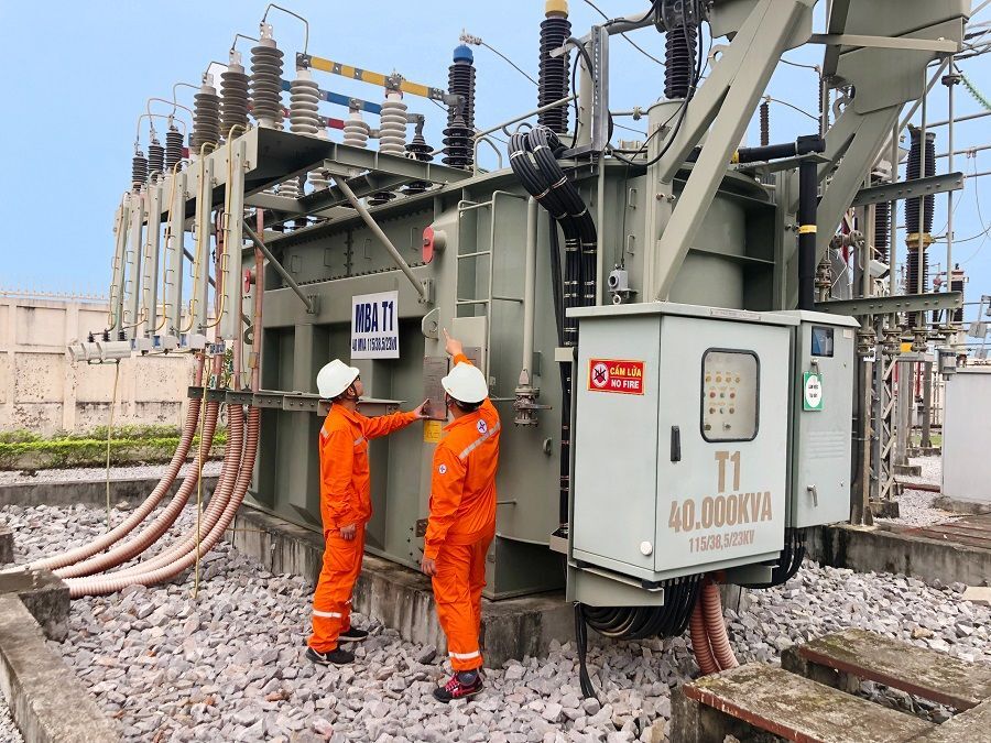 Cán đích trước 2 tháng, đường dây 110 kV Quảng Xương - Sầm Sơn chính thức vận hành