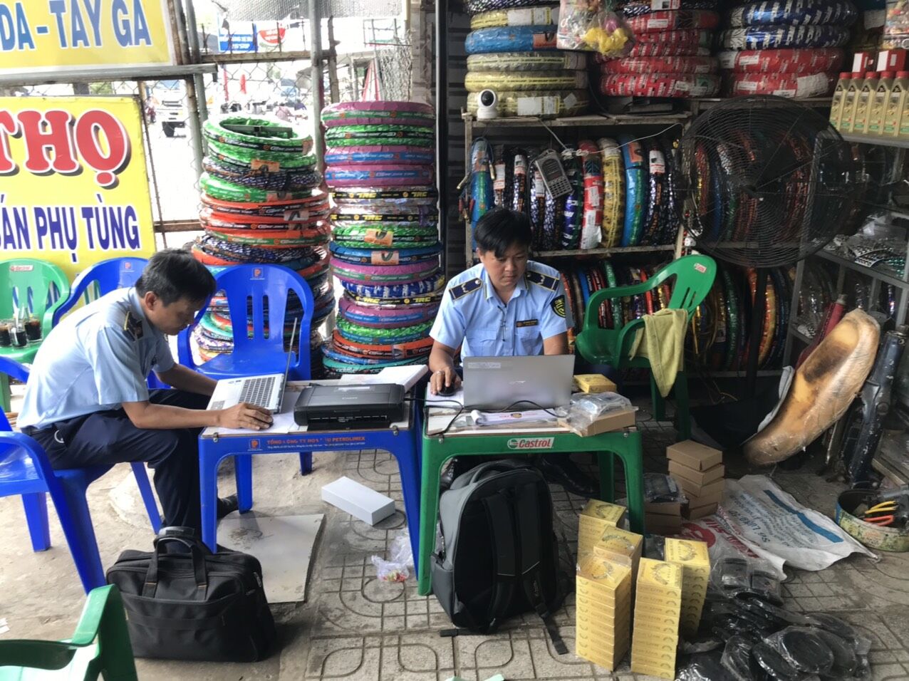 Bến Tre thu giữ trên 1.700 sản phẩm phụ tùng xe gắn máy nhái nhãn hiệu Honda