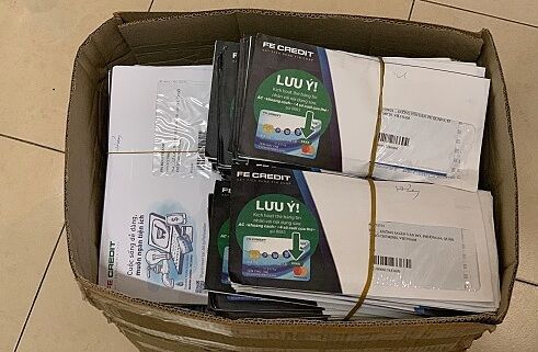 Tang vật lừa đảo fe credit