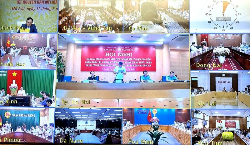 Ban Chỉ đạo 389 Hà Nội Chống buôn lậu, gian lận thương mại và hàng giả quý 1 năm 2023
