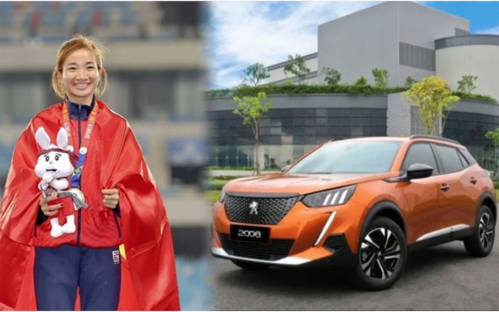 THACO AUTO tặng xe cho VĐV Nguyễn Thị Oanh, bao cả tiền biển và thuế, phí