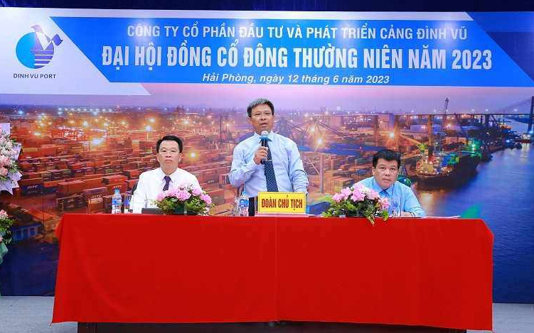 Cảng Đình Vũ (DVP): Dự kiến chia cổ tức năm 2023 tối thiểu 50% vốn điều lệ