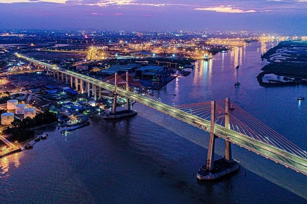 Dự án xây dựng cầu Bến Rừng nối Quảng Ninh - Hải Phòng đã hoàn thành 50% khối lượng