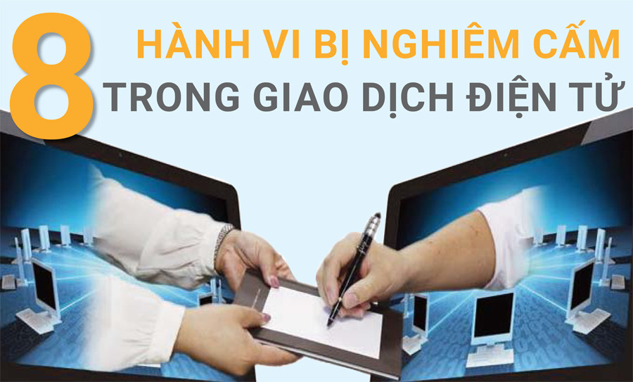 8 hành vi bị nghiêm cấm theo Luật Giao dịch điện tử 2023