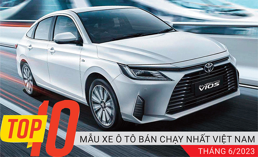 Top 10 xe ô tô bán chạy nhất tháng 6/2023: Sự trở lại của “ông hoàng doanh số”