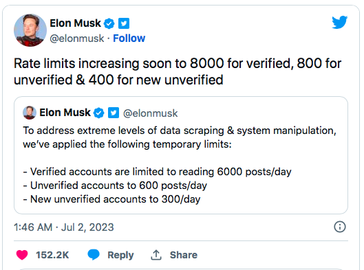 Elon Musk gioi han noi dung Twitter de chong thao tung Elon Musk