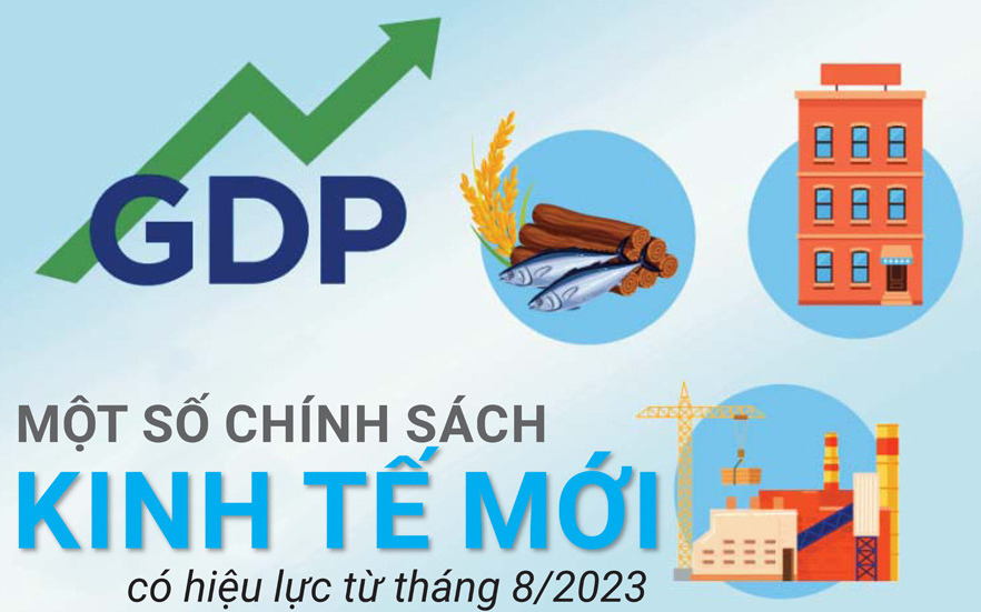 Những chính sách kinh tế mới có hiệu lực từ tháng 8/2023