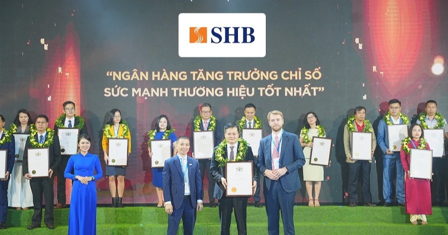 SHB là ngân hàng có chỉ số sức mạnh thương hiệu tăng trưởng mạnh nhất 2023