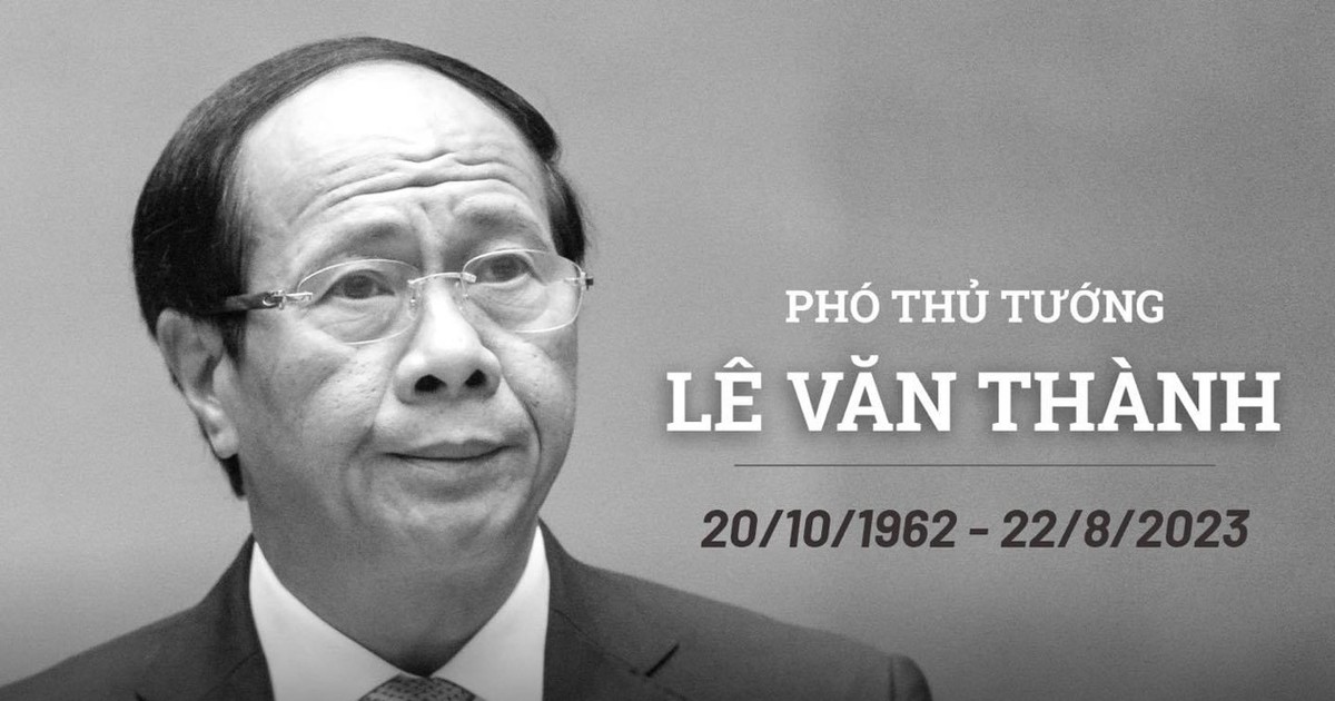 Thông báo Lễ tang cấp Nhà nước của Phó Thủ tướng Chính phủ Lê Văn Thành