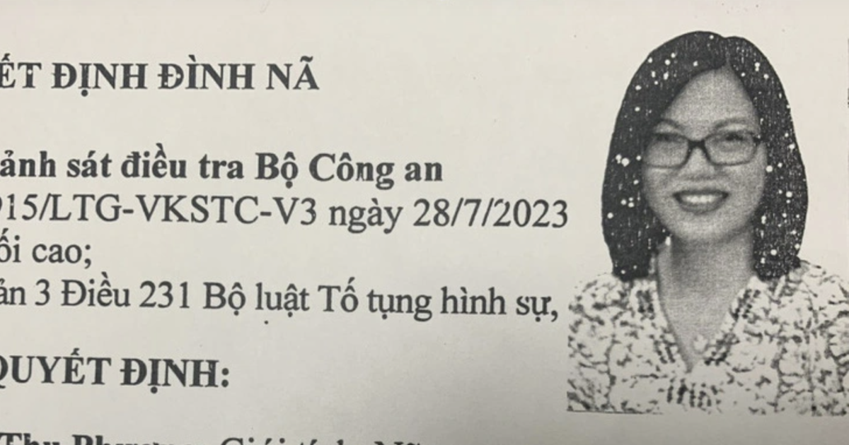 Nguyễn Thị Thu Phương - Trưởng bộ phận thư ký tài chính Công ty AIC về nước đầu thú