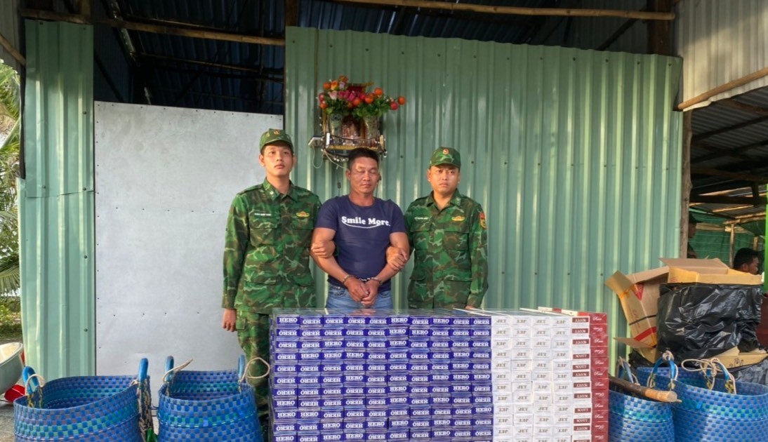 Thuốc lá lậu liên tục vượt biên vào Việt Nam