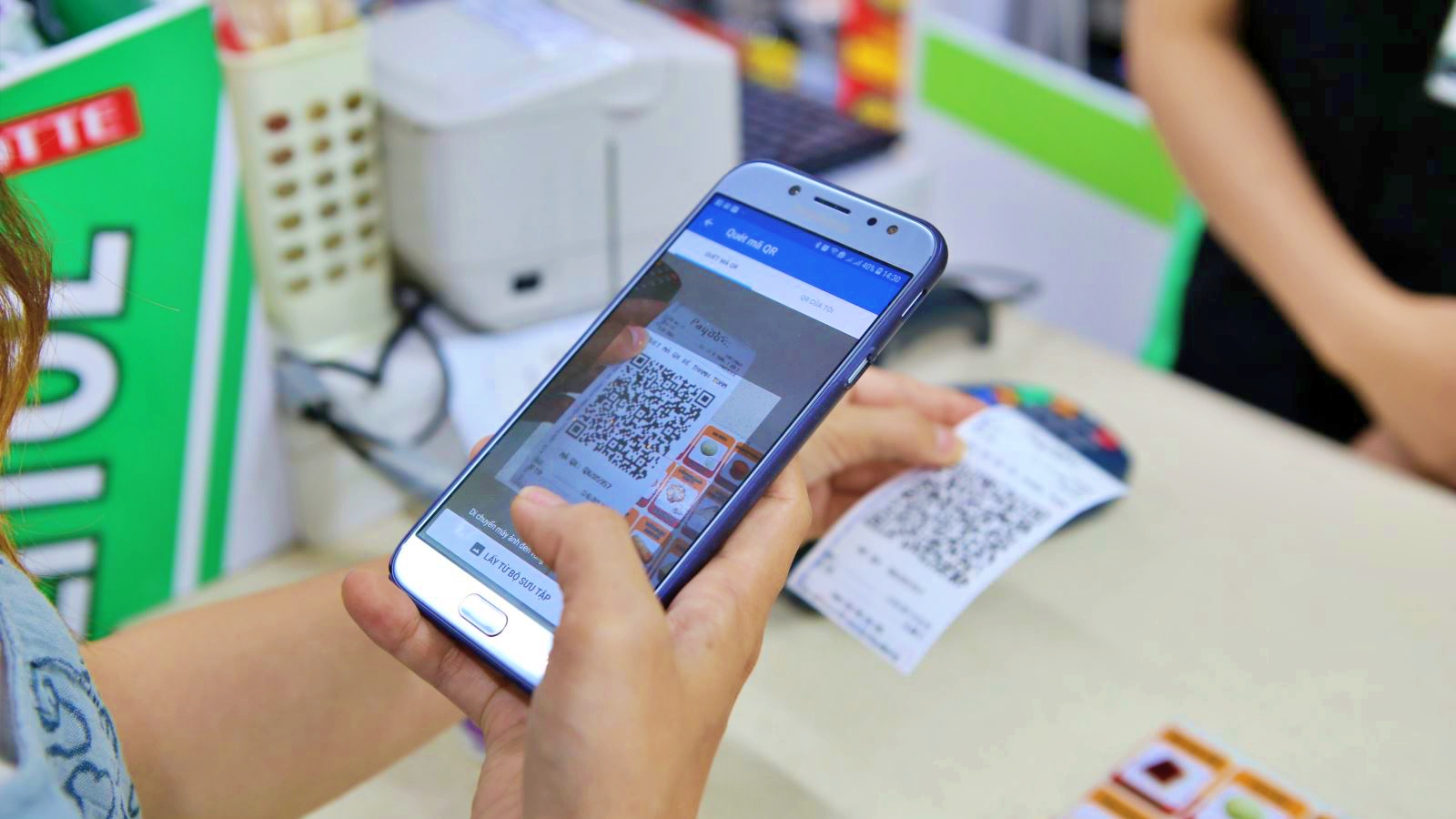 thanh toán QR code