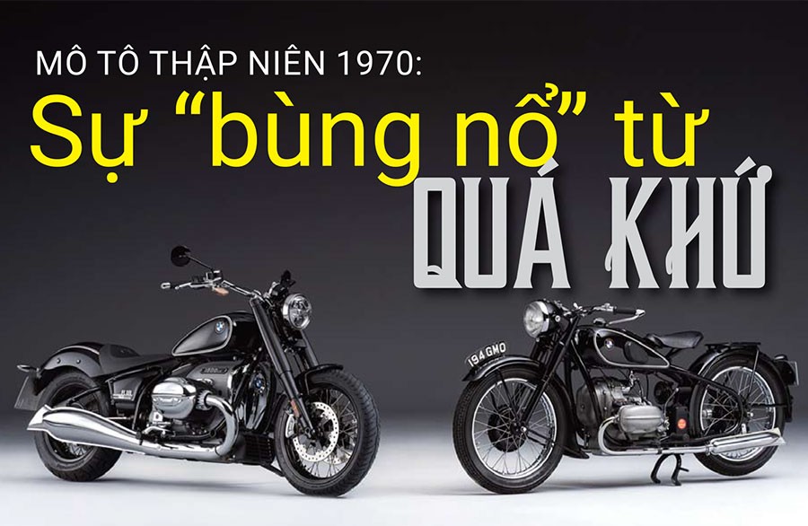 Mô tô thập niên 1970: Sự “bùng nổ” từ quá khứ