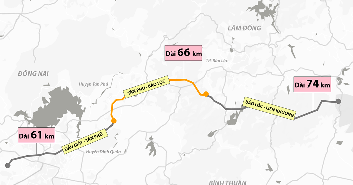 Lâm Đồng thúc tiến độ cao tốc Tân Phú - Bảo Lộc và Bảo Lộc - Liên Khương